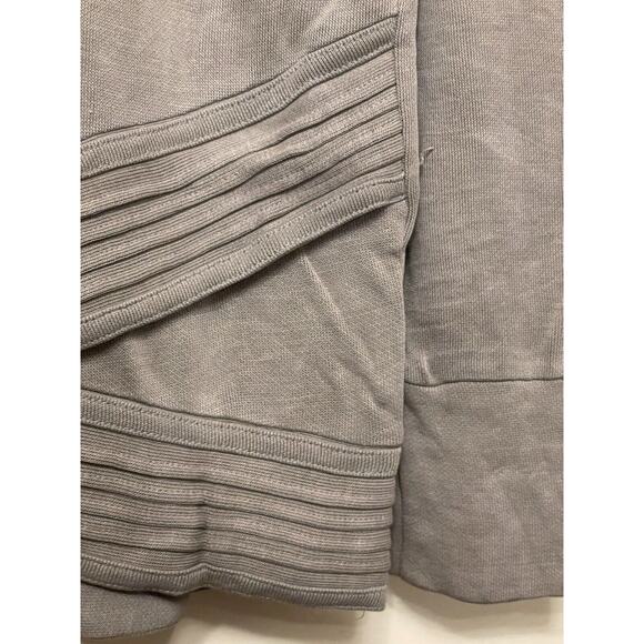 Athleta Serenity Criss Cross Pullover Sweatshirt Size Small‎ Gray Lounge Comfort - Picture 7 of 8